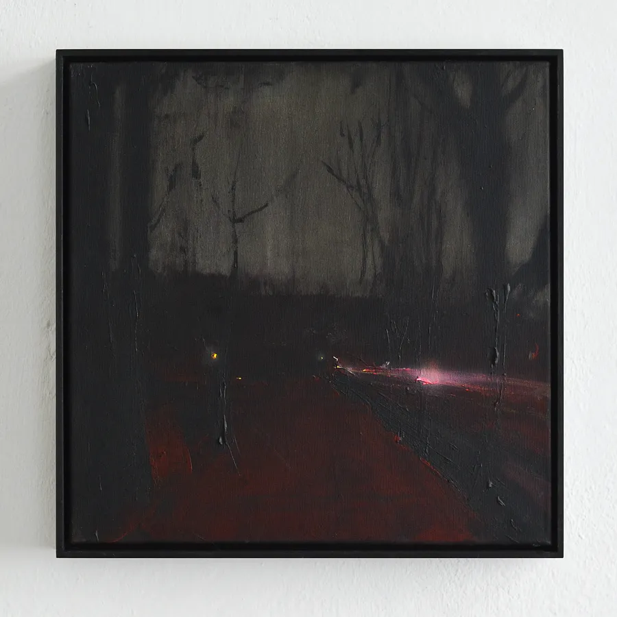 Зображення "Blackout on a Kyiv street" від Igor Nekraha, розмір: 40x40, матеріали: Acrylic on canvas, медіум: Живопис, місто: Ukraine, серія: Acrylics, ціна: $400 Фото 1 з 3.