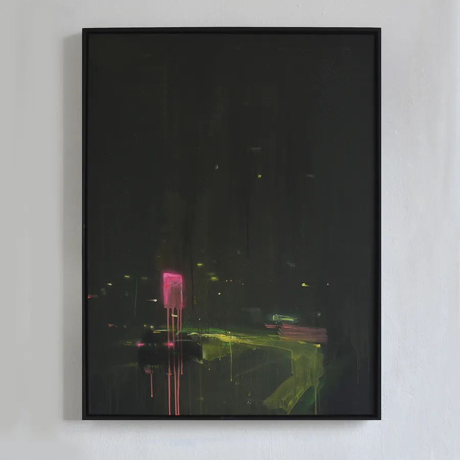 Image of Blackout on Lvivska Square by Igor Nekraga, size: 100x75, Painting medium, part of the Acrylics series, priced at $1200 Photo 1 of 3.