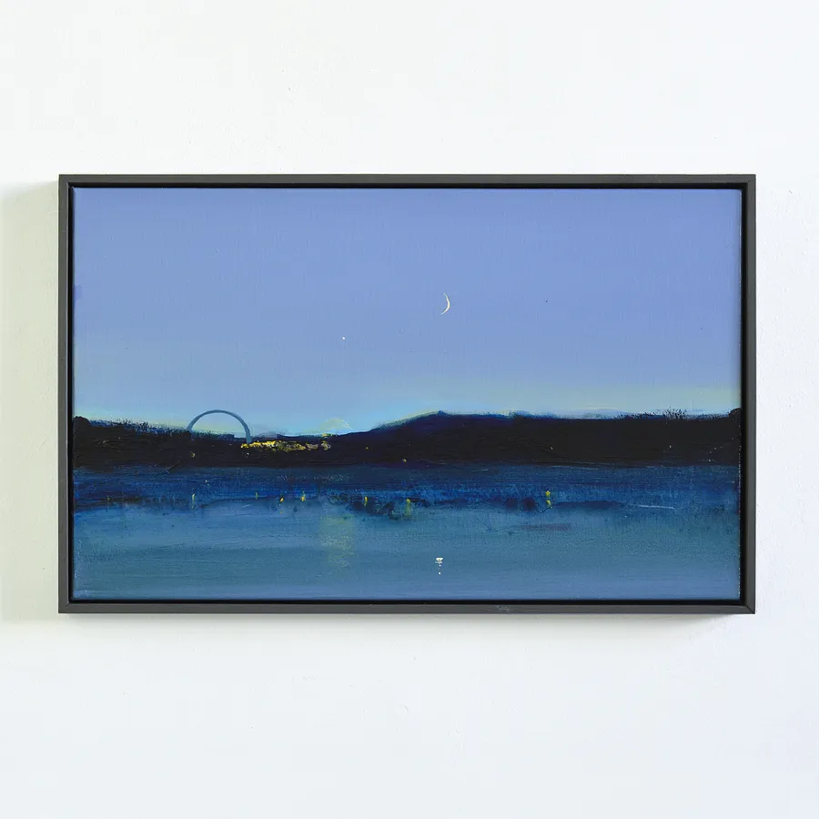 Зображення "Evening view. Truhaniv" від Igor Nekraha, розмір: 30x50, матеріали: Acrylic on canvas, медіум: Живопис, місто: Україна, серія: Acrylics, ціна: $350