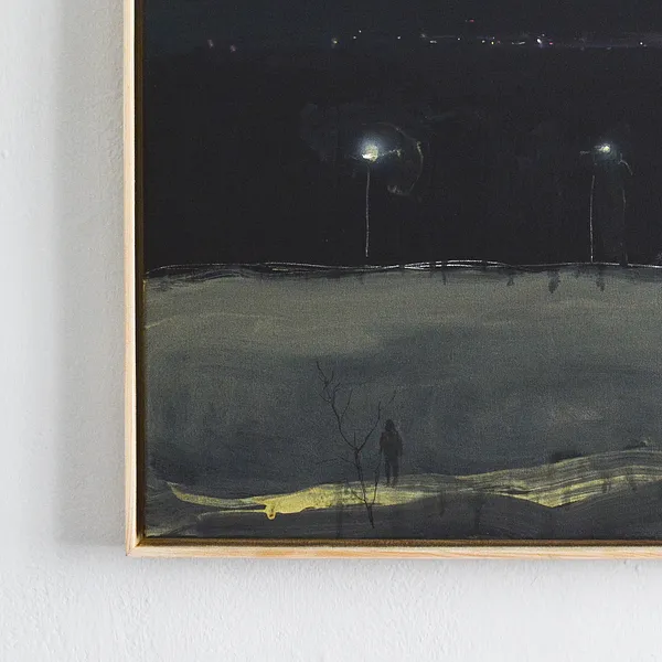 Image of Peyzazhka alley, evening by Igor Nekraga, size: 80x60, made of Acrylic on canvas, Painting medium, from Ukraine, part of the Acrylics series, priced at $800 Photo 4 of 4.