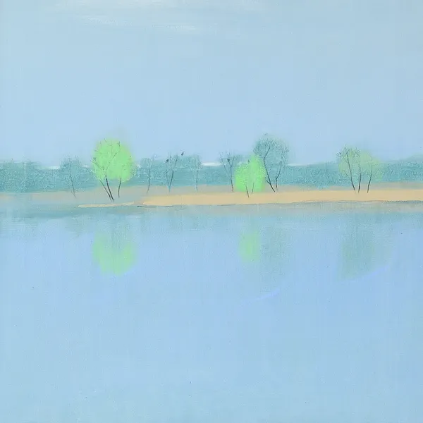 Image of Untitled by Igor Nekraga, size: 50x50, Painting medium, part of the Acrylics series, priced at $400 Photo 2 of 2.