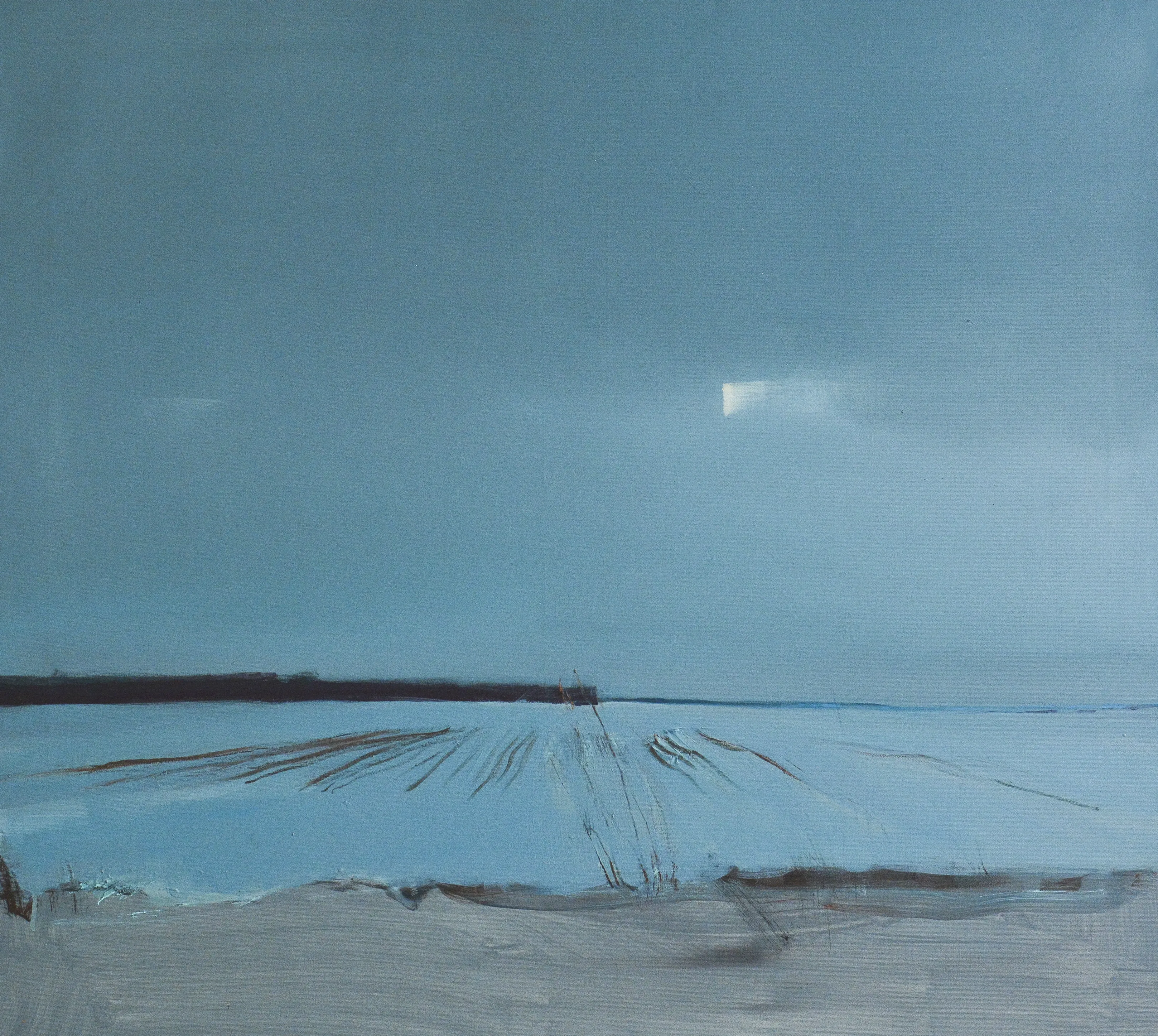 Image of January field by Igor Nekraga, size: 90х100, made of Acrylic on canvas, from Ukraine, priced at $1300 Photo 2 of 4.